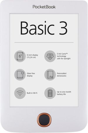 Czytnik PocketBook Basic 3 biały (PB614W-2-D-WW) 1