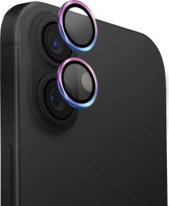 Uniq UNIQ Optix Aluminium Camera Lens Protector iPhone 16 6.1" / 16 Plus 6.7" iridescent szkło na obiektyw aparatu z aplikatorem 1