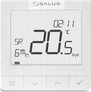 Salus Salus bezprzewodowy, natynkowy regulator temperatury WQ610RF Quantum z OpenTherm, tygodniowy, akumulatorowy 4