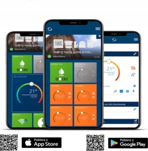 Salus Salus bezprzewodowy, natynkowy regulator temperatury WQ610RF Quantum z OpenTherm, tygodniowy, akumulatorowy 6