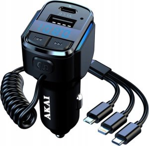 Transmiter FM Akai Transmiter samochodowy AKAI FMT-32BT 3