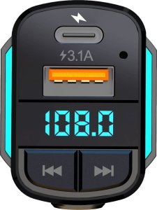 Transmiter FM Akai Transmiter samochodowy AKAI FMT-32BT 4