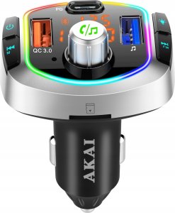 Transmiter FM Akai Transmiter samochodowy AKAI FMT-63BT 4