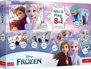 Trefl TREFL FROZEN 8in1 Mix&play set of boardgames 1