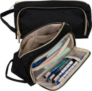 Piórnik Maaleo Piórnik rozkładany podwójny - czarny Maaleo 24502 2