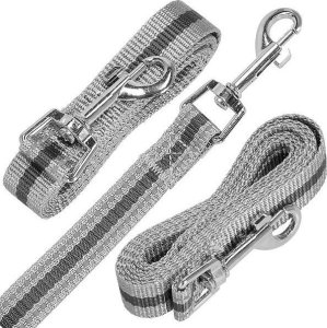 Springos Komplet szelki bezuciskowe dla psa, kota M 9-13 kg + smycz 150 cm szara UNIWERSALNY 2