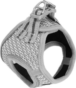 Springos Komplet szelki bezuciskowe dla psa, kota M 9-13 kg + smycz 150 cm szara UNIWERSALNY 6