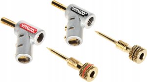Vitalco PARA KĄTOWYCH WTYKÓW BANANOWYCH BAN-PLUG-HQ/KAT CZERWONY + CZARNY VITALCO 4