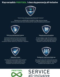 Piła szablasta Festool ISC 240 EB Basic (577058) 1 akumlator 4Ah 9