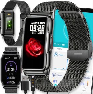 Smartwatch Active Band SMARTWATCH SMARTBAND ZEGAREK BRANSOLETKA PULS SEN CIŚNIENIE SATURACJA PRO WATCH H80 1