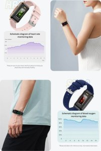 Smartwatch Active Band SMARTWATCH SMARTBAND ZEGAREK BRANSOLETKA PULS SEN CIŚNIENIE SATURACJA PRO WATCH H80 9