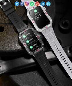 Smartwatch Active Band SMARTWATCH ZEGAREK SPORTOWY SMARTBAND AMOLED PULS OPASKA SPORTOWA DAMSKI PL CF26 8