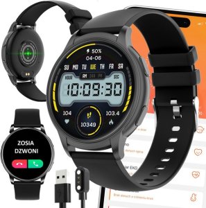 Smartwatch Active Band SMARTWATCH ZEGAREK SPORTOWY SMARTBAND AMOLED PULS OPASKA SPORTOWA DAMSKI PL P2 1