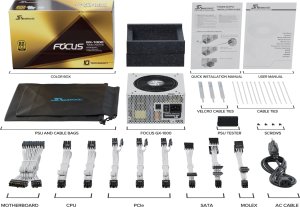 Zasilacz SeaSonic Focus GX White 1000W (FOCUS-GX-1000-WHITE) 7