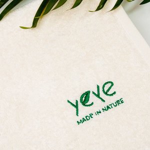 Yeye Ręcznik bawełniany na saunę 100% naturalna bawełna Yeye 50x100 450 Ecru 8