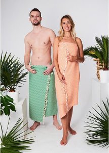 Yeye Ręcznik hammam DAMLA 100% bawełna YEYE Granatowy 17