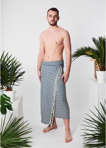 Yeye Ręcznik hammam DAMLA 100% bawełna YEYE Granatowy 7