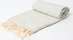 Yeye Ręcznik hammam SOFT BASIC 100% naturalna bawełna YEYE Beżowy 1