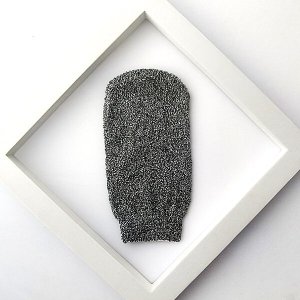 Yeye Rękawica z włókien konopnych do peelingu szara YEYE 4