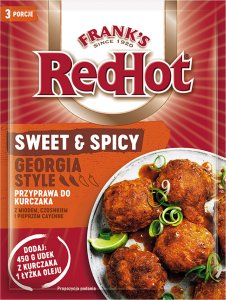 Frank's RedHot Sweet & Spicy Georgia Style Przyprawa do kurczaka 20 g 1