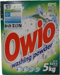 OWIO Proszek do prania OWIO Uniwersalny 62 prania 5 kg 2