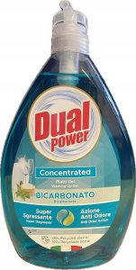 Dual Power Płyn do mycia naczyń DUAL POWER Bicarbonato 1l 2