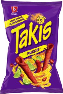 Takis Chipsy kukurydziane TAKIS Fuego o smaku papryki chili i limonki 100 g 2