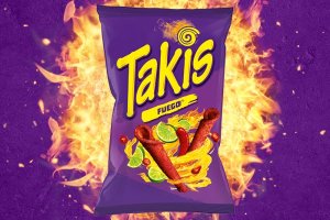 Takis Chipsy kukurydziane TAKIS Fuego o smaku papryki chili i limonki 100 g 3