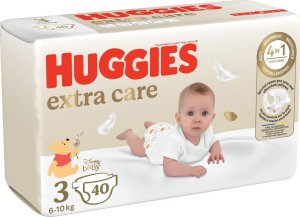 Huggies Pieluchy HUGGIES Extra Care 3 (6-10kg) 2x 40szt 4
