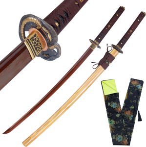 PŁATNERZE Miecz Samurajski Katana Do Treningu, Stal Warstwowana Damasceńska, Ręcznie Kuta, R339 1