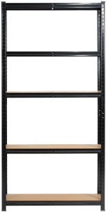 Fancy Garden Regał metalowy magazynowy warsztatowy do garażu piwnicy zestaw 2 szt. 90x30x180 cm - czarny 8