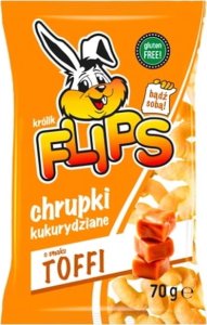 Sante Sante Flips Chrupki Kukurydziane o smaku toffi 70 g 1