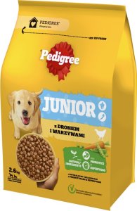 Pedigree Pedigree Junior Sucha karma dla szczeniąt z drobiem i warzywami 2,6 kg 1