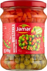 Jamar Jamar Mieszanka warzywna marchewka groszek 470 g 1