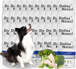 Dolina Noteci Mokra karma dla psa Dolina Noteci Premium dorsz z brokułami 40x500g 1