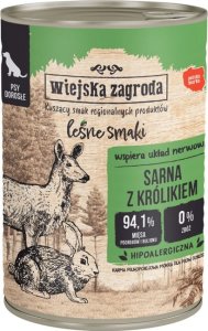 Wiejska Zagroda Sarna z królikiem mokra karma dla psa 400g Wiejska Zagroda 1