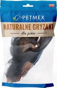 Petmex PETMEX Ucho wołowe z futrem gryzak naturalny 1szt. 1