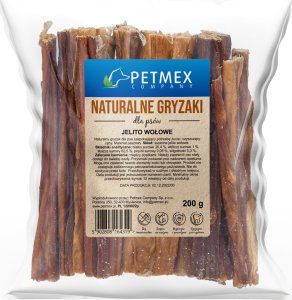 Petmex PETMEX - Jelito wołowe gryzak naturalny 200g 1