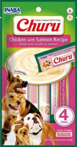 4DOGS Przysmak dla psa Inaba Dog Churu Chicken With Salmon 4x14g 1