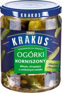 Krakus Krakus Ogórki korniszony 500 g 1