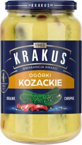 Krakus Krakus ogórki konserwowe kozackie 870 g 1