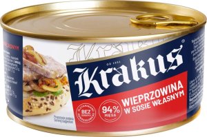 Krakus Krakus Konserwa wieprzowina w sosie własnym 300 g 1