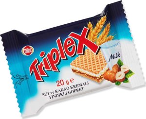 Triplex Wafel z kremem i orzechem laskowym 20g 1