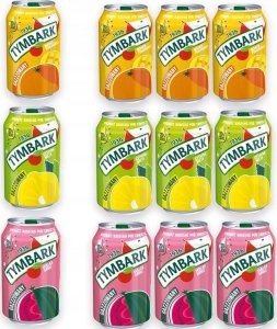Tymbark Tymbark napój gazowany Mix 3 Smaków 330 ml x12 sztuk 1