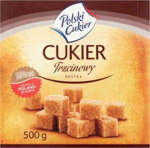 Polski Cukier Polski Cukier Cukier trzcinowy kostka 500 g 1