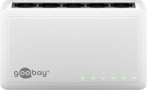 Switch Goobay 5-portowy gigabitowy przełącznik sieci Ethernet 1