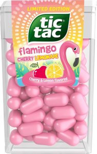 Tic Tac Flamingo Drażetki o smaku wiśniowym i cytrynowym 54 g 1