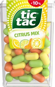 Tic Tac Drażetki o smaku owoców yuzu mandarynki cytryny oraz cytryny-limetki 54 g 1