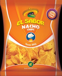 El Sabor Nachos Barbecue 100g 1