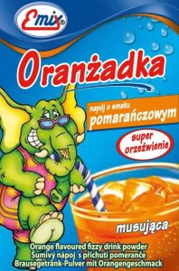 Emix Emix Oranżada o smaku pomarańczowym 16 g 1